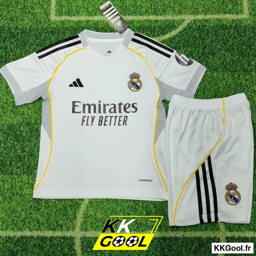 TCHOUAMENI #14 Real Madrid Domicile Maillot 2025/26 Blanc Authentique – Mon Maillot Foot