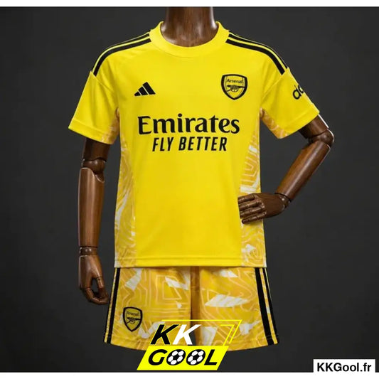 KKGool - Kit enfant Arsenal Gardien 2026/2027 Jaune kkgool