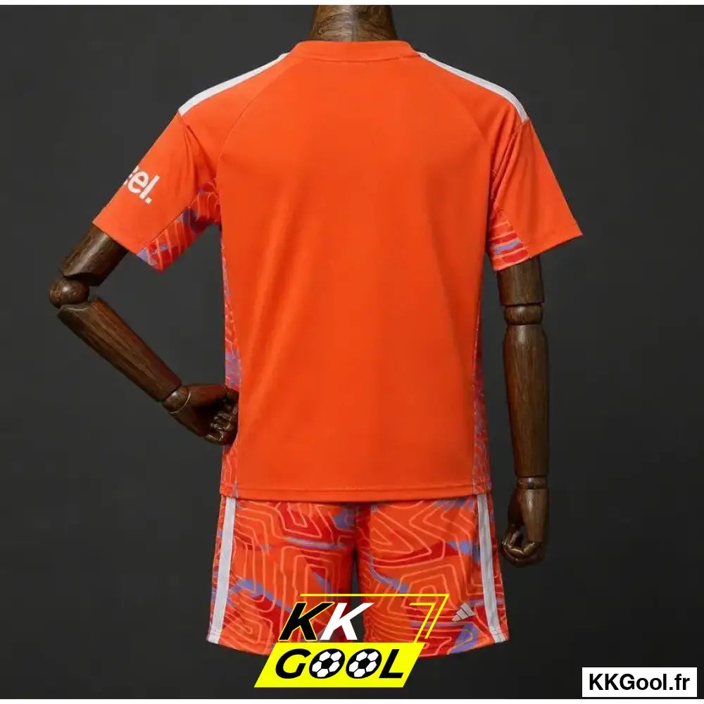KKGool - Kit enfant Arsenal Gardien 2026/2027 Orange kkgool