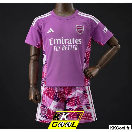 KKGool - Kit enfant Arsenal Gardien 2026/2027 Violet kkgool