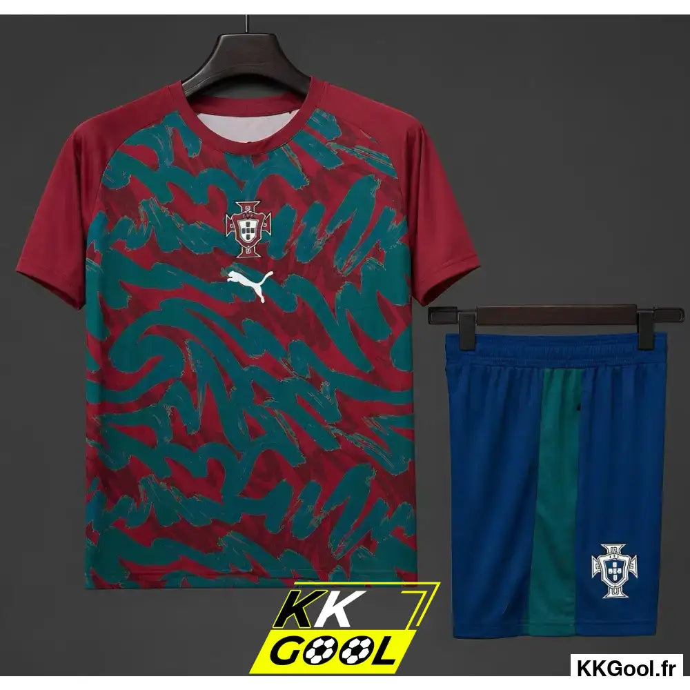 KKGool - Kit enfant Portugal Coupe du Monde 2026 pré match kkgool