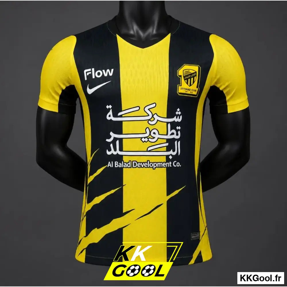 KKGool - Maillot Al-Ittihad Domicile 2026/2027 Version joueur kkgool