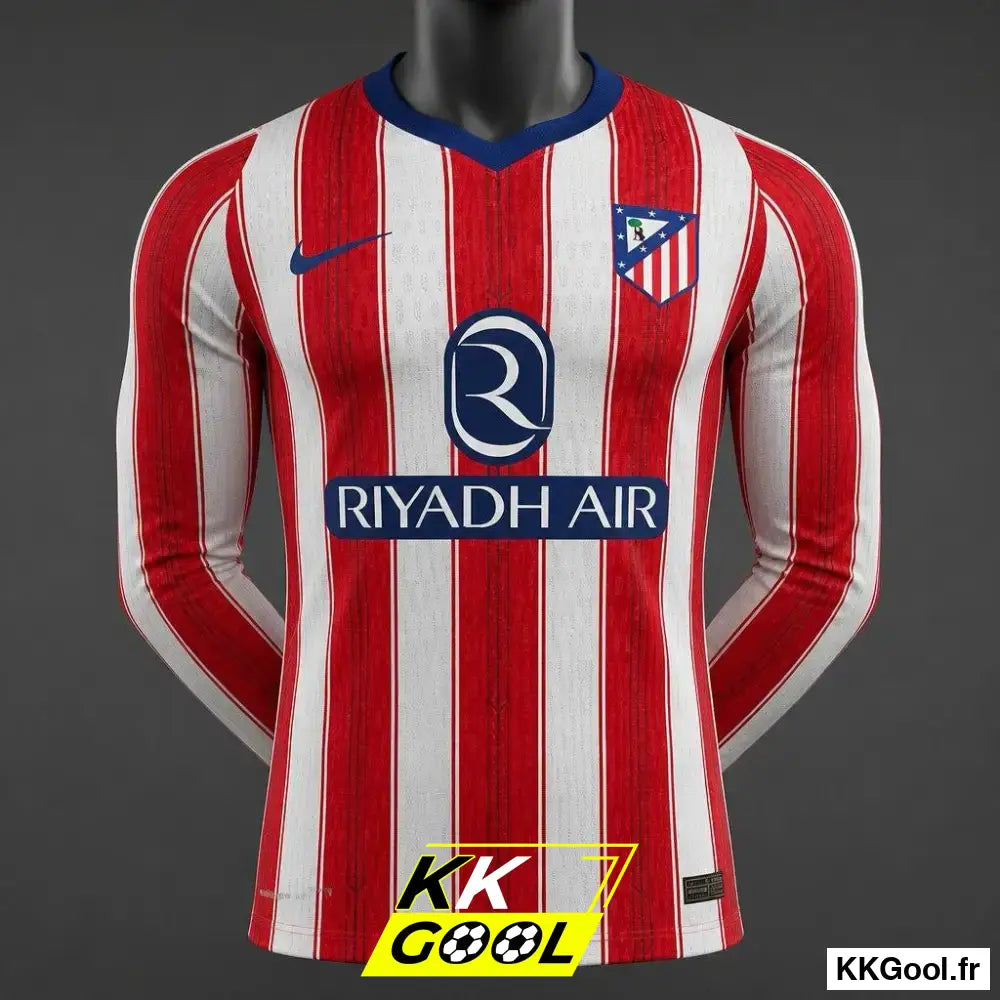 KKGool - Maillot Atlético Madrid Domicile 2026/2027 Version joueur Manches longues kkgool