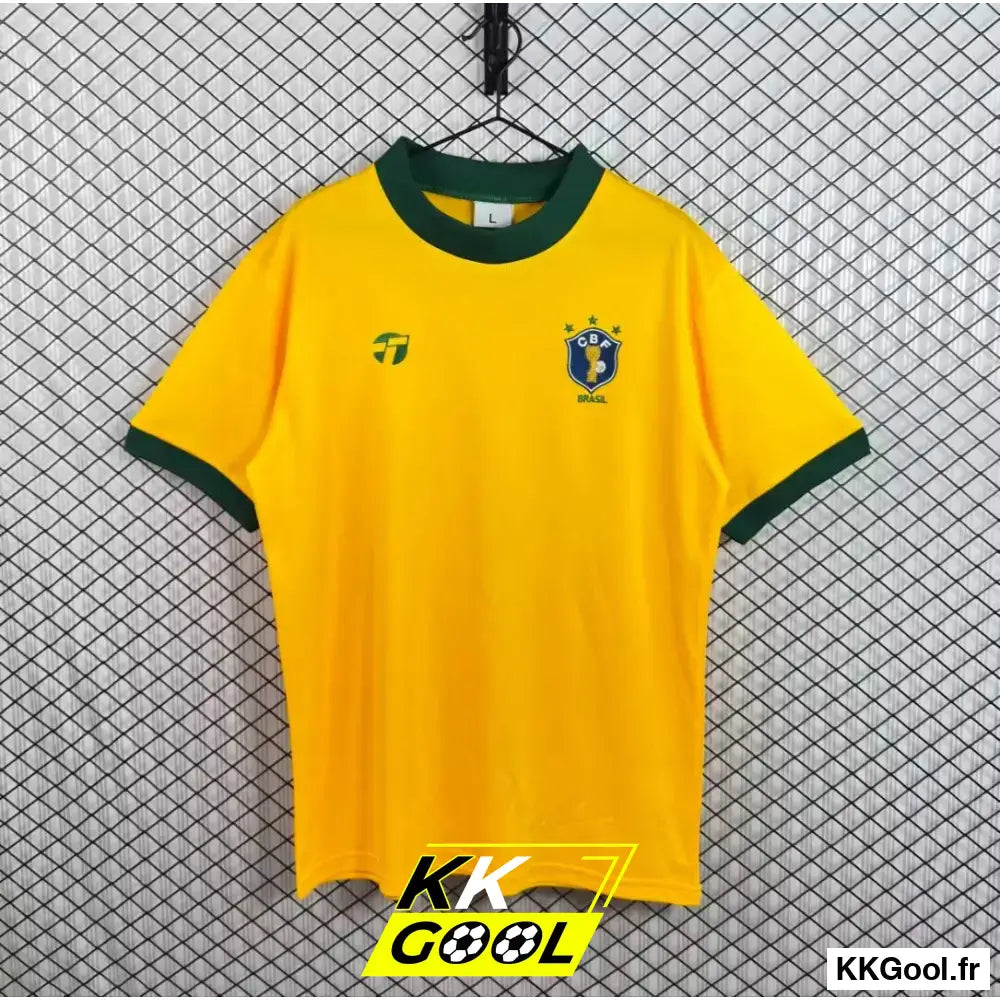 KKGool - Maillot Brésil Domicile Retro 1982 kkgool