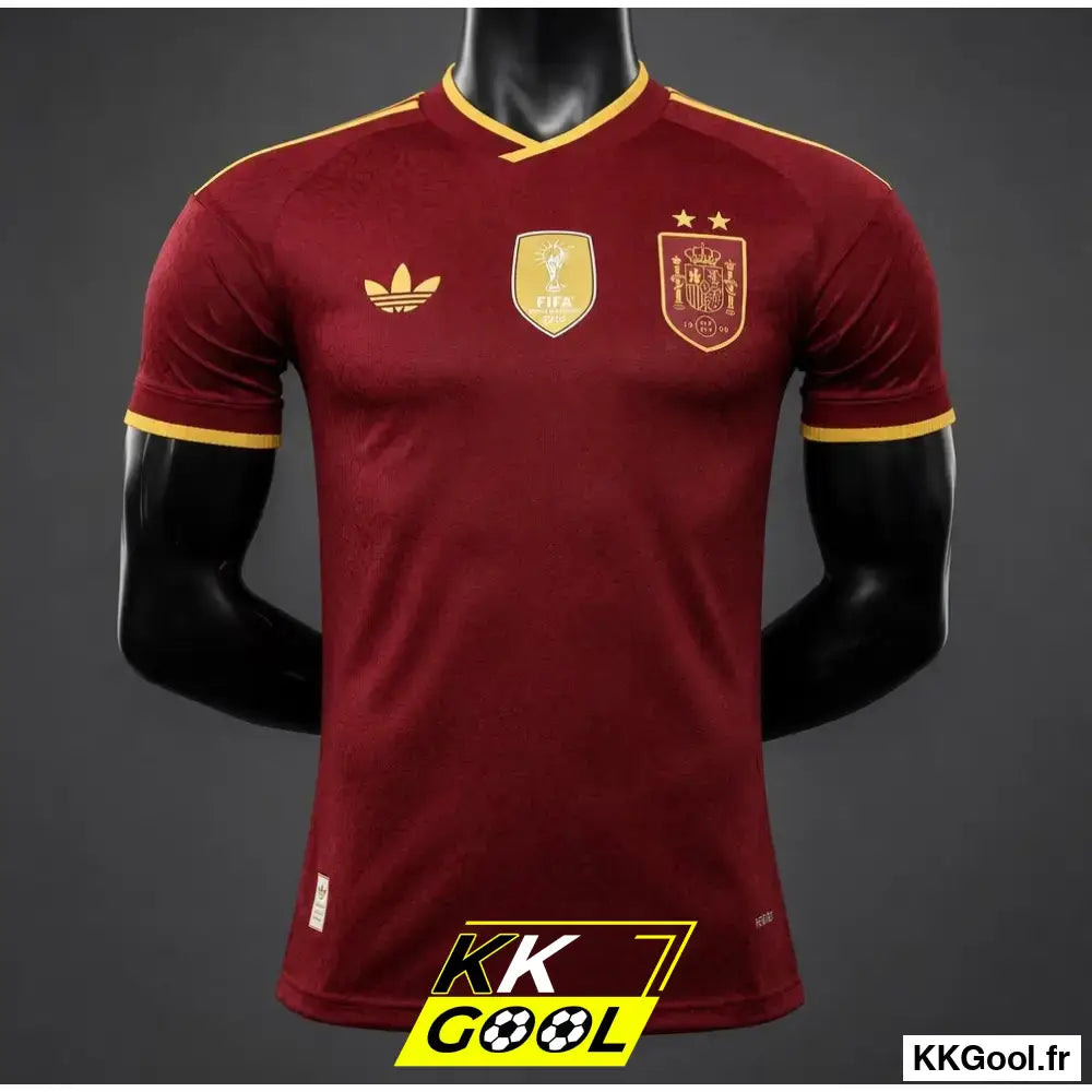 KKGool - Maillot Espagne Coupe du Monde 2026 Extérieur Concept 2 étoiles Version Joueur kkgool