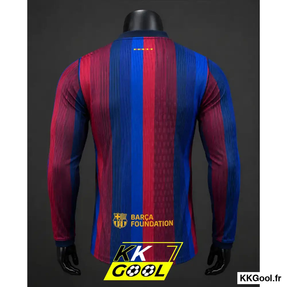 KKGool - Maillot FC Barcelone Domicile 2026/2027 Version joueur manches longues kkgool