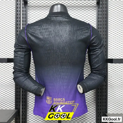 KKGool - Maillot FC Barcelone Extérieur 2026/2027 Version joueur Manches Longues kkgool