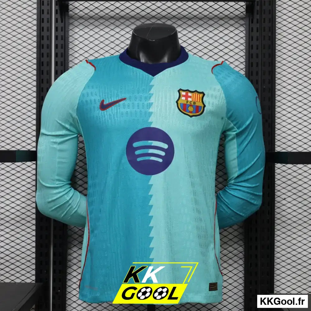 KKGool - Maillot FC Barcelone Third 2026/2027 Version joueur Manches Longues kkgool