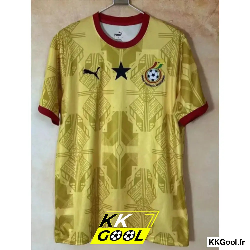 KKGool – Maillot Ghana concept jaune Coupe du Monde 2026/2027 kkgool