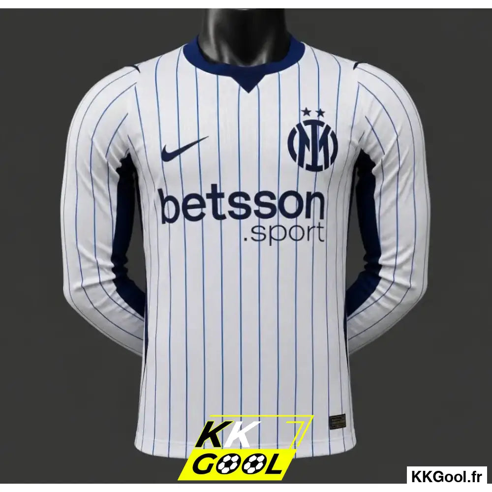 KKGool - Maillot Inter Milan Extérieur Version Joueur 2026/2027 Manches Longues kkgool