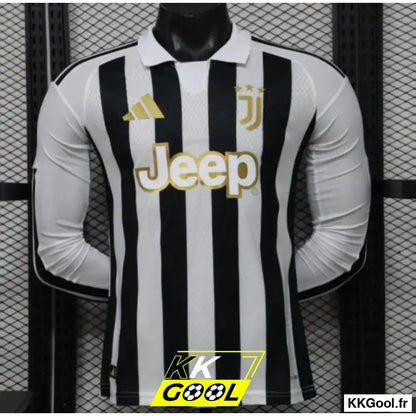 KKGool - Maillot Juventus Domicile 2026/2027 Version joueur Manches longues kkgool