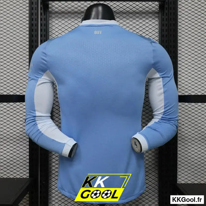 KKGool - Maillot Manchester City Domicile 2026/2027 Version joueur Manches Longues kkgool