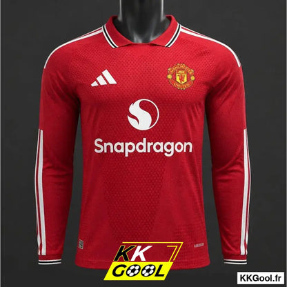 KKGool - Maillot Manchester United Domicile Version Joueur 2026/2027 manches longues kkgool