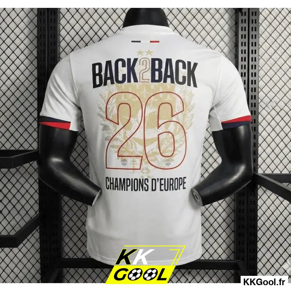 KKGool - Maillot PSG Extérieur 2 Étoile Back to Back 2025/2026 Version joueur kkgool
