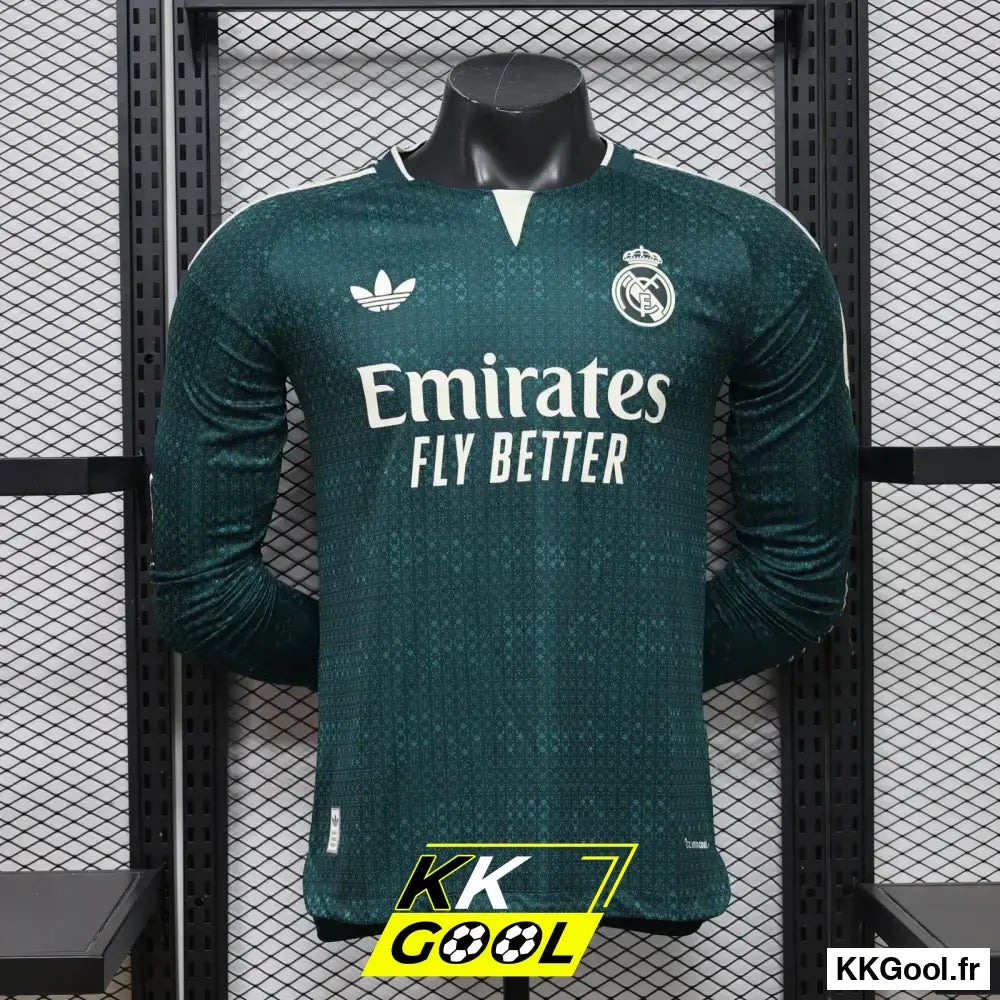 KKGool - Maillot Real Madrid Extérieur 2026/2027 Version joueur Manches longues kkgool