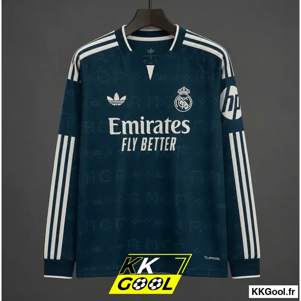KKGool - Maillot Real Madrid Extérieur Manches longues 2026/2027 kkgool
