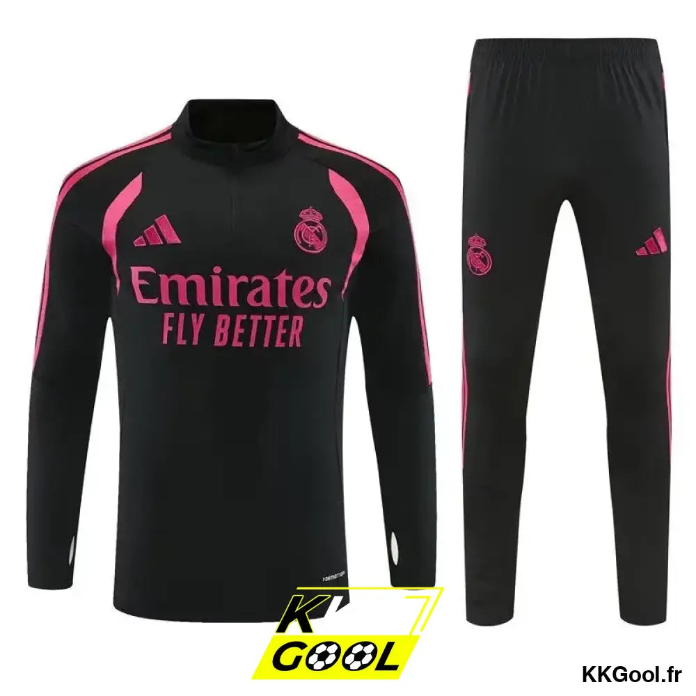 KKGool - Survêtement Real Madrid 2026/2027 Staff Noir kkgool