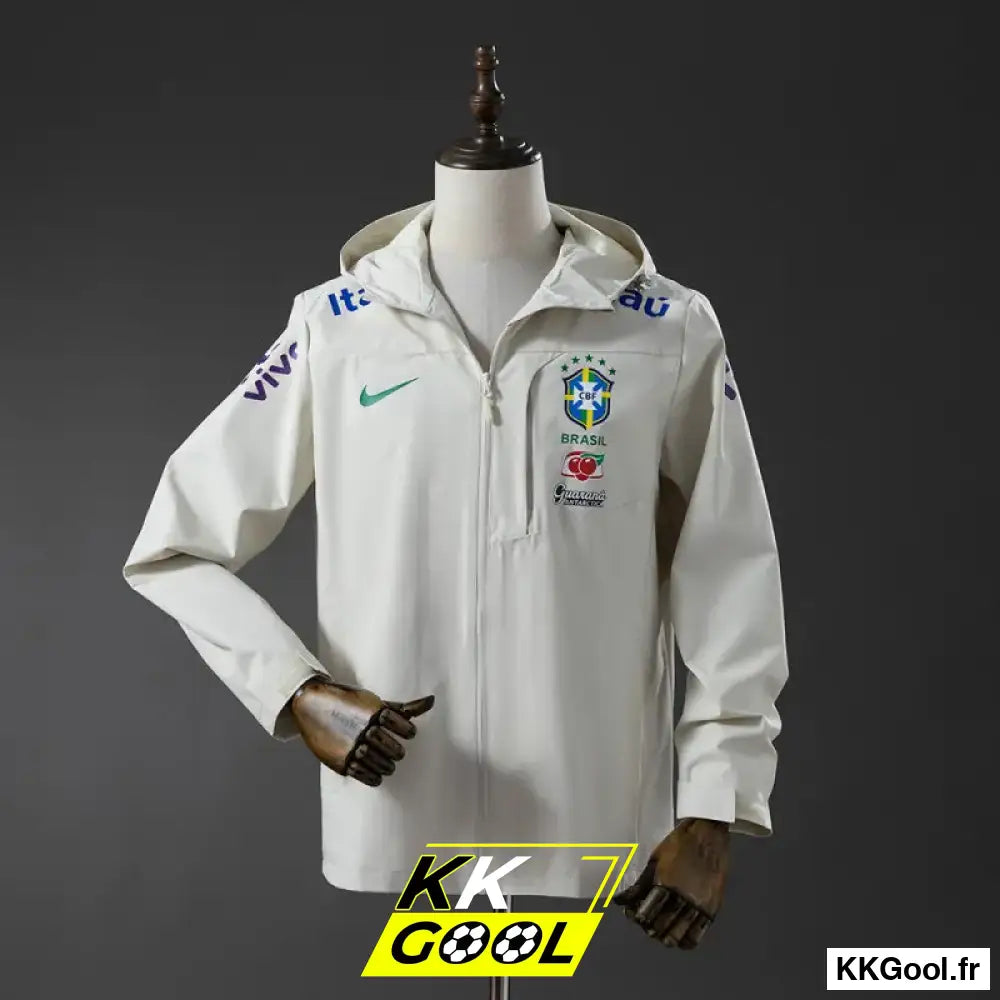 KKGool - Veste Brésil Selecao BEIGE 2026/2027 kkgool