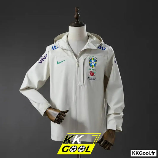 KKGool - Veste Brésil Selecao BEIGE 2026/2027 kkgool