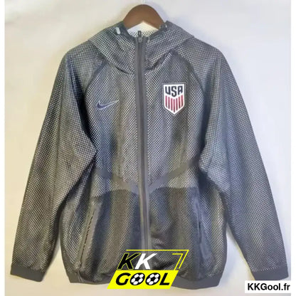 KKGool - Veste Coupe-Vent USA 2026/2027 Grise kkgool