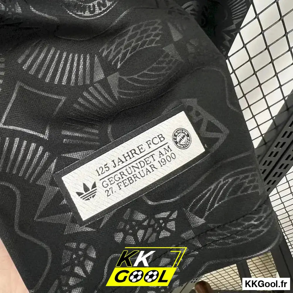 Maillot Bayern Munich Noir 125 ans 2025/2026 - KKGool