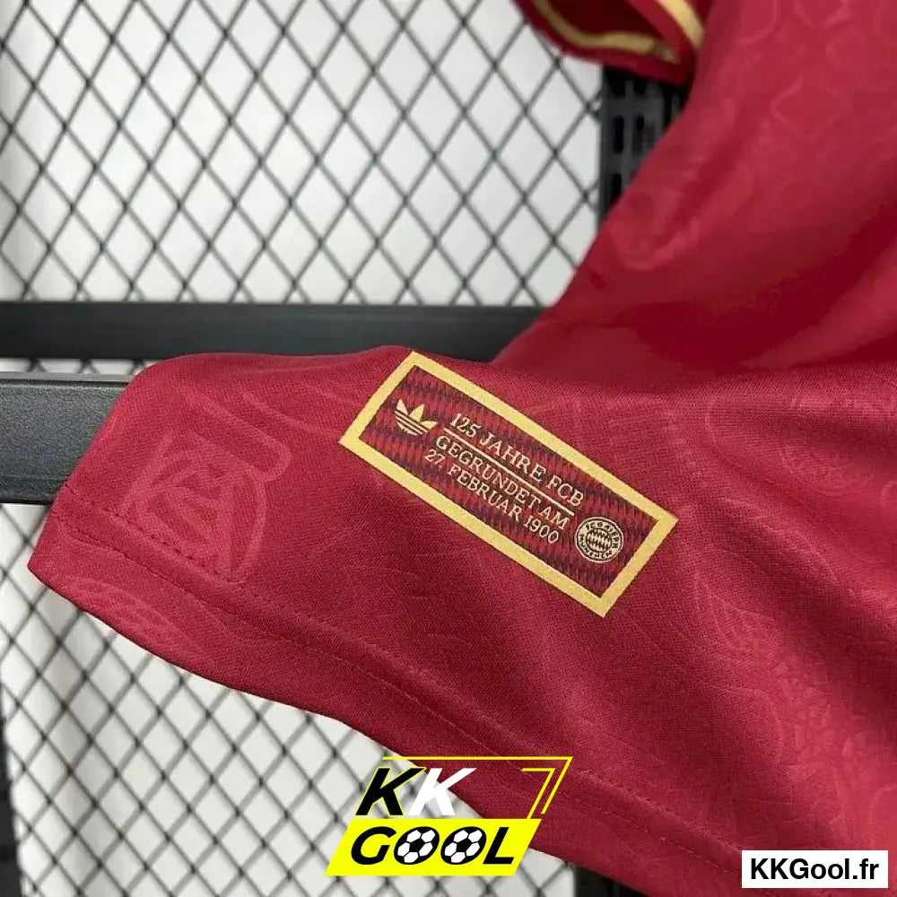 Maillot Bayern Munich Rouge 125 ans 2025/2026 - KKGool
