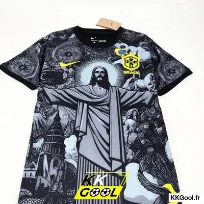 Maillot Brésil Concept Noir 2024/2025 - KKGool