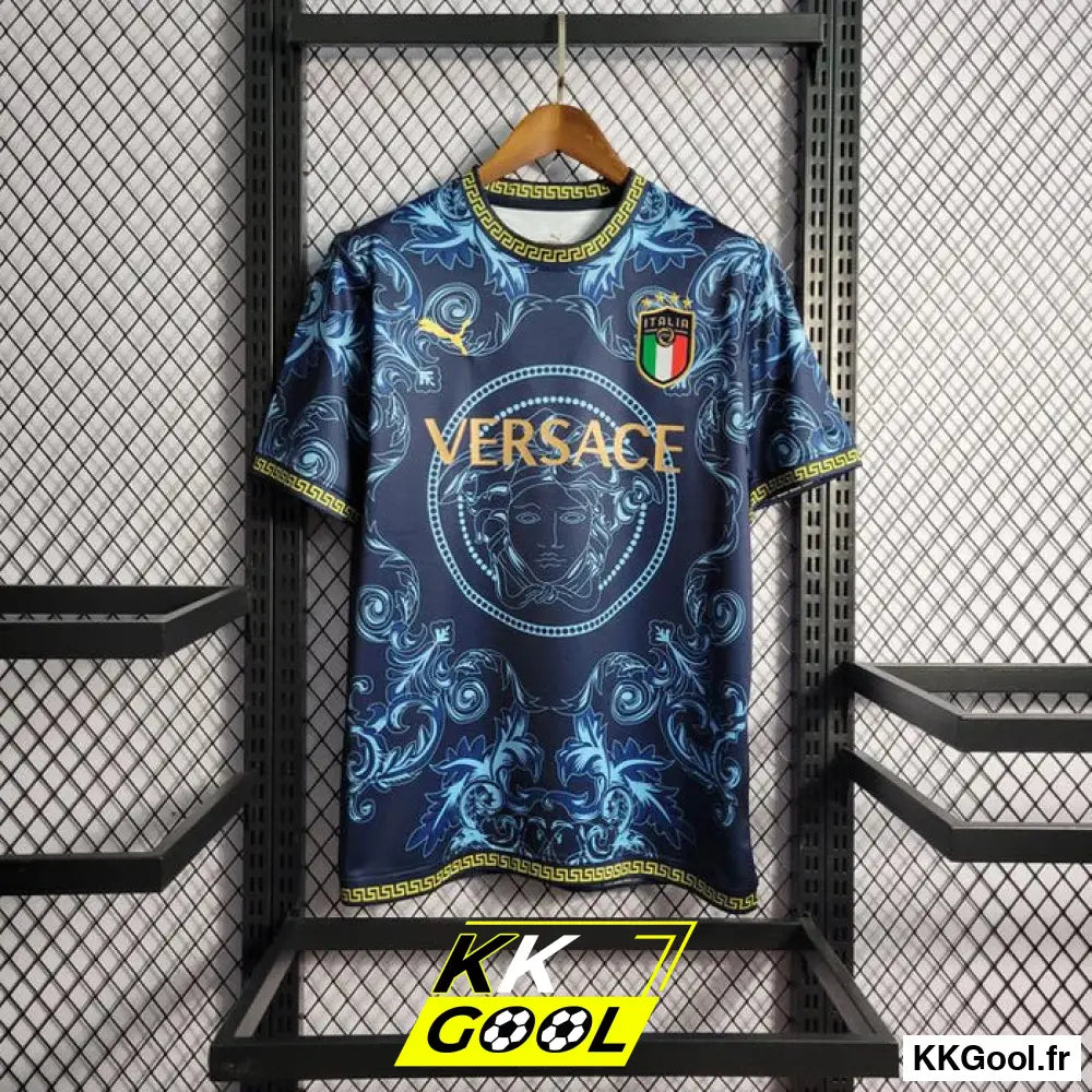 Maillot Italie Concept Versace Bleu 2023/2024 - KKGool