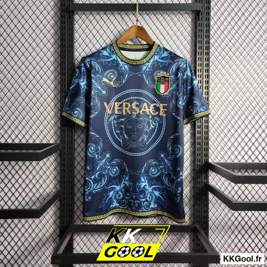Maillot Italie Concept Versace Bleu 2023/2024 - KKGool