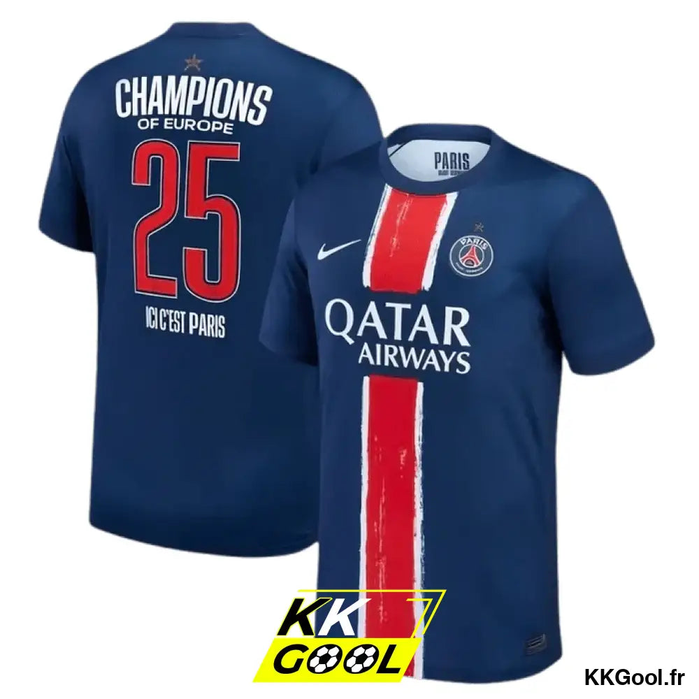 Maillot PSG Domicile 2024/2025 – Spécial LDC CHAMPIONS - KKGool